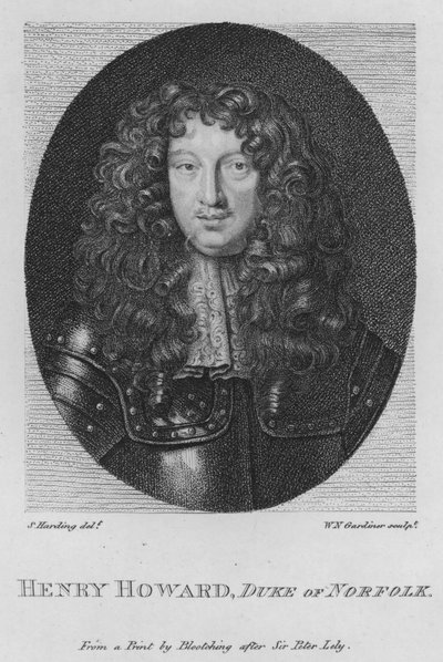 Henry Howard, Norfolkin herttua (kaiverrus) tekijältä S. (after) Harding