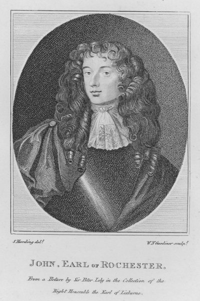John, Earl of Rochester (kaiverrus) tekijältä S. (after) Harding