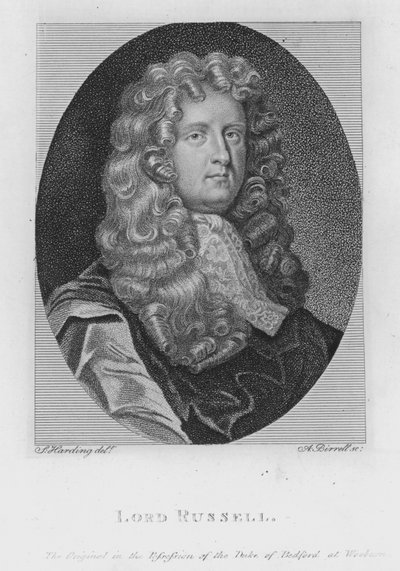 Lord Russell (kaiverrus) tekijältä S. (after) Harding