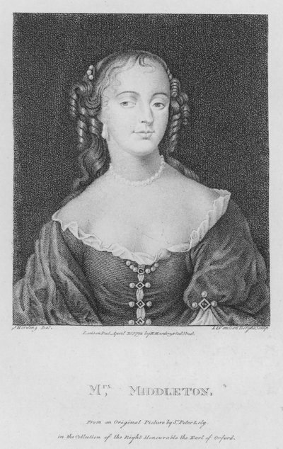Rouva Middleton (kaiverrus) tekijältä S. (after) Harding