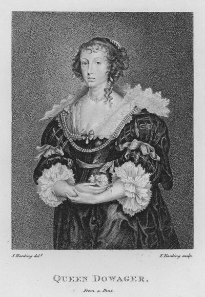 Queen Dowager (kaiverrus) tekijältä S. (after) Harding
