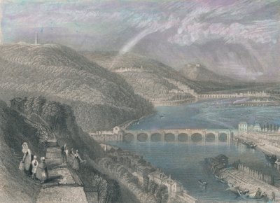 "Pyhän pilven silta Sevresistä", 1835 tekijältä S Fisher