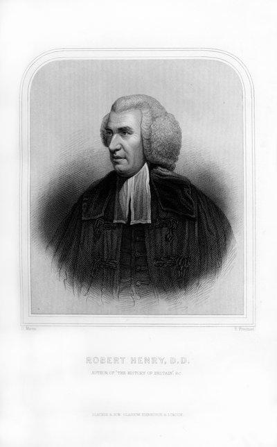 Robert Henry, skotlantilainen historioitsija, 1870. tekijältä S. Freeman
