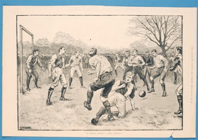 Kriittinen hetki - Hyvin keskitetty, julkaisusta "The Illustrated Sporting and Dramatic News", 21. maaliskuuta 1891 (litho) tekijältä S. T. Dadd