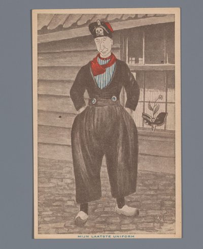 Viimeinen univormuni (nimi esineessä) tekijältä S. de Jongh