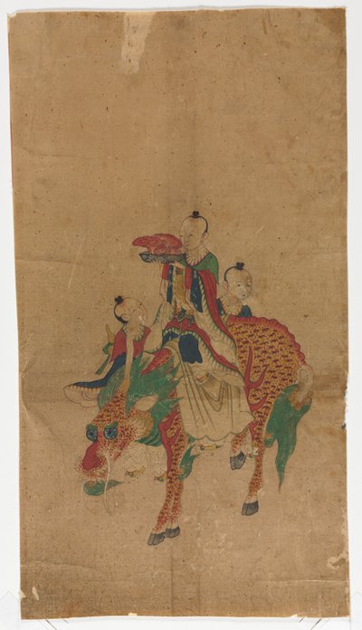 Daolainen kuolematon Kilinillä ja kahdella hoitajalla, 1800-luvun lopulla. tekijältä Sa Lin Pun