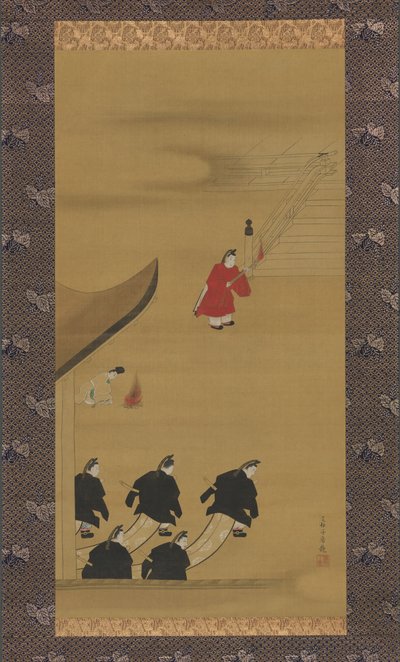 Kahdentoista kuukauden toimintaa Tsukinami-e, 1790-luvun loppu. tekijältä Sakai Hoitsu