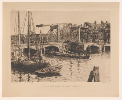 The Skinny Bridge Amsterdamissa (alkuperäinen nimi esineessä) tekijältä Salomon Garf