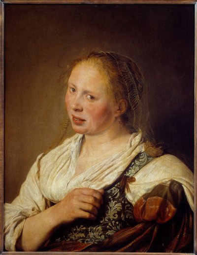 Nuoren flaamilaisen talonpojan muotokuva Solomon de Brayn (1597-1664) maalaus tekijältä Salomon de Bray