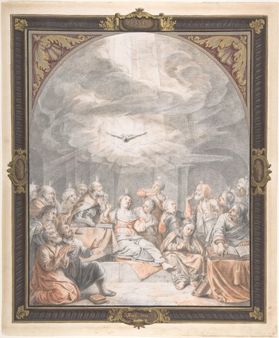 Helluntai, 1600-luvun alkupuolelta puoliväliin. tekijältä Salomon de Bray