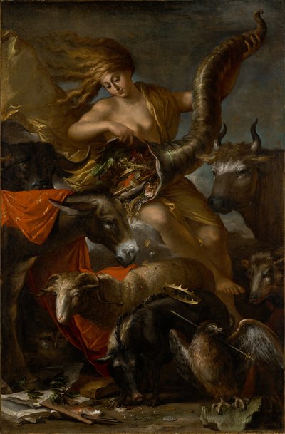 Onnen allegoria tekijältä Salvator Rosa