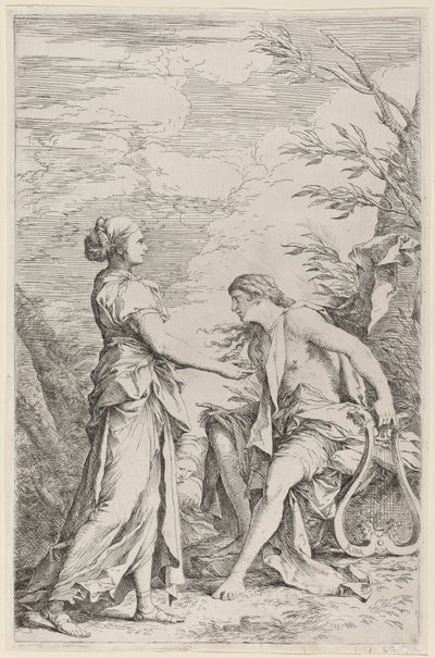 Apollo ja kumailainen Sibylla tekijältä Salvator Rosa
