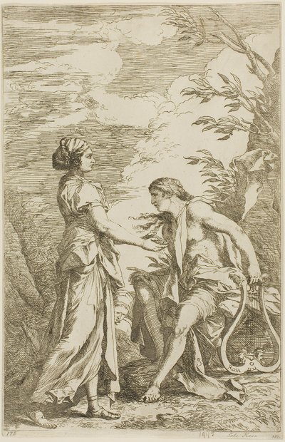 Apollo ja kumealainen Sybil tekijältä Salvator Rosa