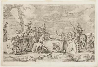 Atilius Reguluksen kuolema tekijältä Salvator Rosa
