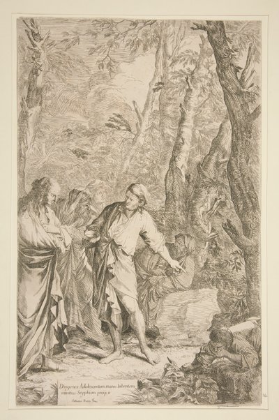 Diogenes tekijältä Salvator Rosa
