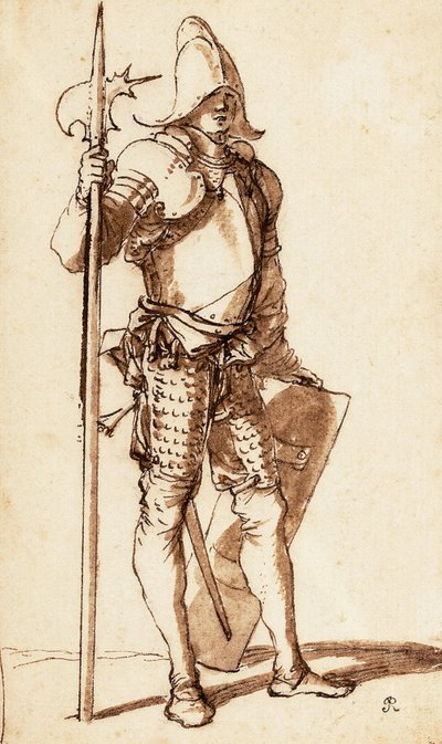 Halberdier tekijältä Salvator Rosa