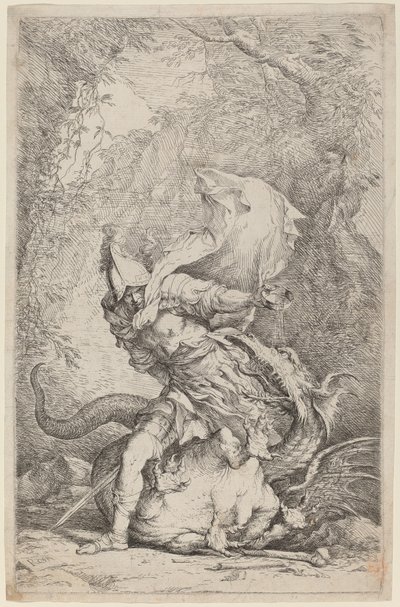Jason ja lohikäärme tekijältä Salvator Rosa