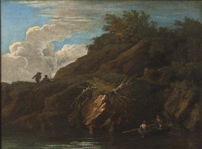 Maisema ja vettä tekijältä Salvator Rosa