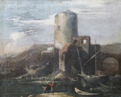 Maisema raunioineen tekijältä Salvator Rosa