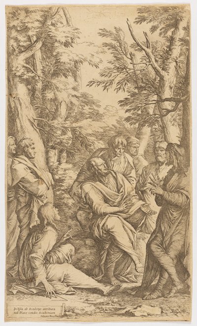 Platonin akatemia tekijältä Salvator Rosa
