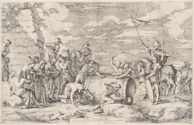 Atilius Reguluksen kuolema tekijältä Salvator Rosa