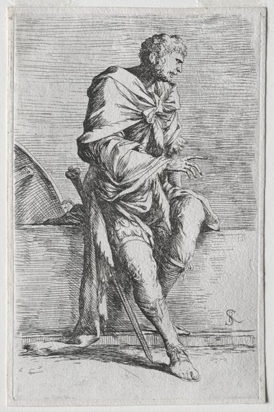 The Figurine -sarja: Figurina, 1656-57. tekijältä Salvator Rosa