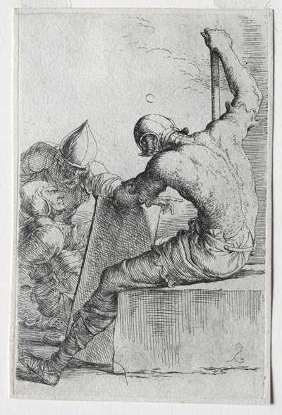 The Figurine -sarja: Figurine, 1656-57. tekijältä Salvator Rosa