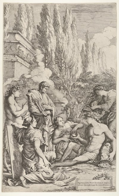 Salvator Rosan nero, n. 1662. tekijältä Salvator Rosa
