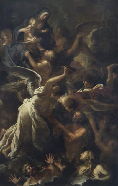 Madonna del Suffragio tekijältä Salvator Rosa