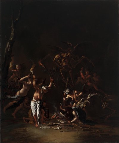 Noitien sabatti tekijältä Salvator Rosa