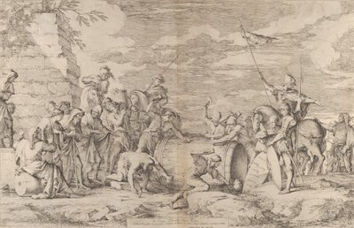Marcus Atilius Reguluksen kuolema, Carthagien naulattuna kylpyammeeseen..., n. 1661-62. tekijältä Salvator Rosa