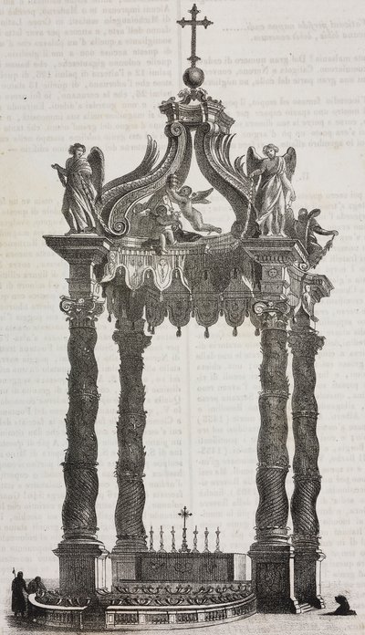 Pyhän Pietarin baldakiini (ciborium) tekijältä Salvatore Puglia