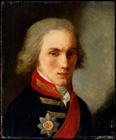 "Kirjoittaja kreivi Pjotr Vjazemskyn muotokuva", 1800-luku tekijältä Salvatore Tonci