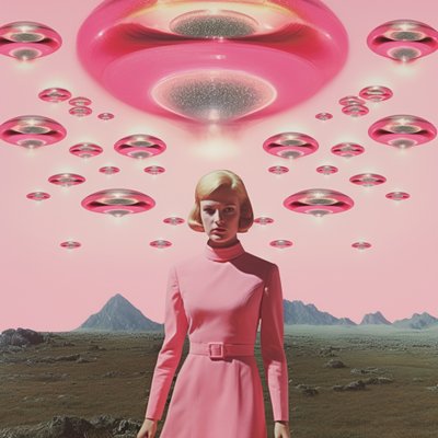 Vaaleanpunainen UFO-hyökkäys tekijältä Samantha Hearn