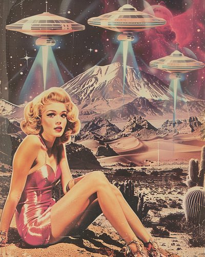 Retro-aavikon UFO-hyökkäys tekijältä Samantha Hearn