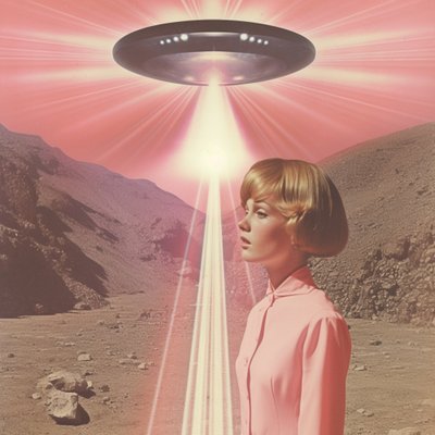 Nainen UFO:n säteen alla tekijältä Samantha Hearn