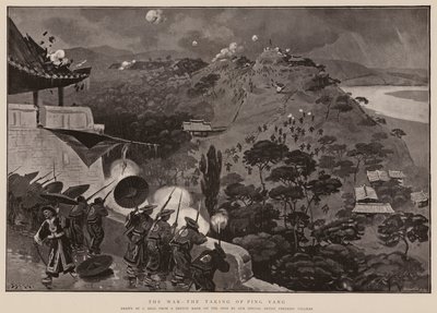 Sota, Ping Yangin valtaaminen (litografia) tekijältä Samuel (after) Begg