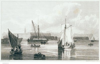 Deptford, noin 1812 (etsaus) (etsaus) tekijältä Samuel (after) Owen