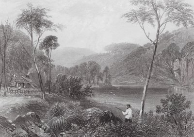 Australia: Fairlight Glen, Warragamba (kaiverrus). tekijältä Samuel (after) Prout
