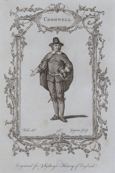 Cromwell (kaiverrus) tekijältä Samuel (after) Wale