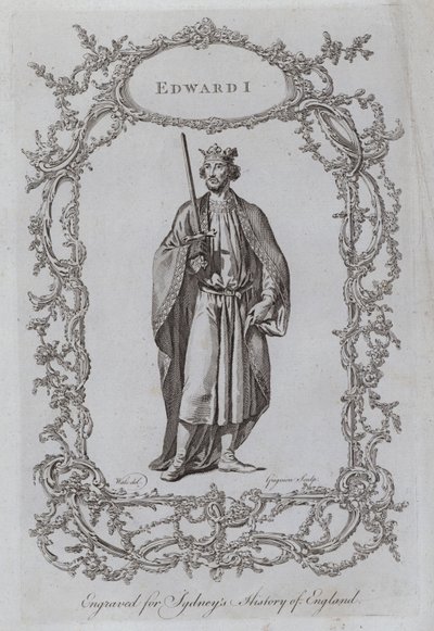 Edward I (kaiverrus) tekijältä Samuel (after) Wale