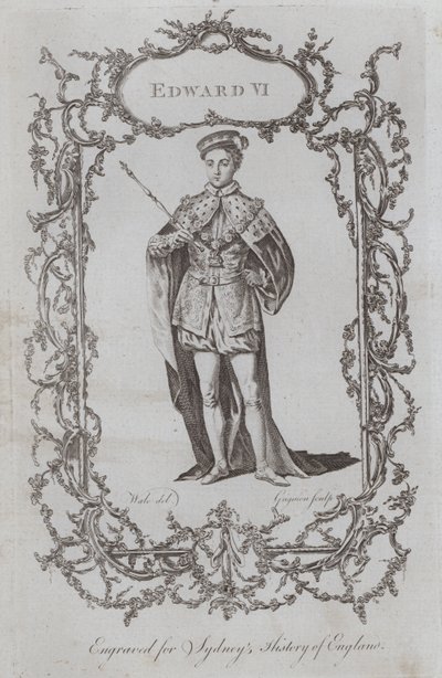 Edward VI (kaiverrus) tekijältä Samuel (after) Wale