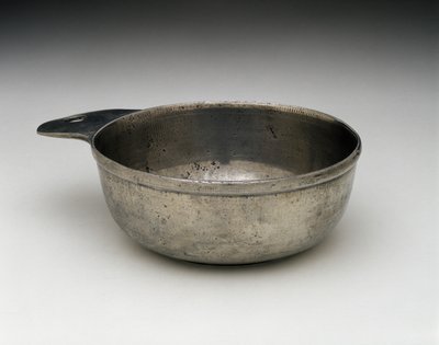 Porringer, c. 1775-1825 (tina) tekijältä Samuel (attr.to) Pennock