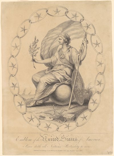 Amerikan yhdysvaltojen tunnus tekijältä Samuel A. Harris