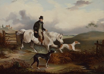 Rata: Setting Out (öljy kankaalle) tekijältä Samuel Alken