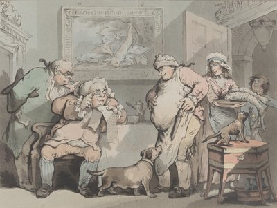 Studious Gluttons, lokakuu 1788. tekijältä Samuel Alken