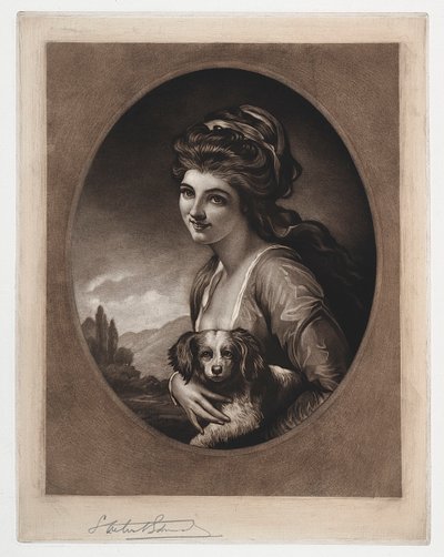 Lady Hamilton luontona, 1800-1900-luku. tekijältä Samuel Arlent Edwards