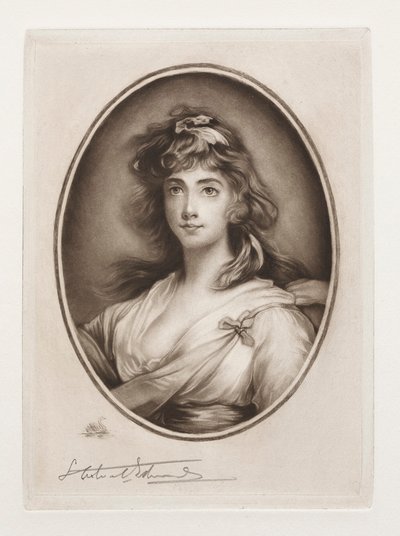 Miranda rouva Michael Angelo Taylor, 1800-1900-luku. tekijältä Samuel Arlent Edwards