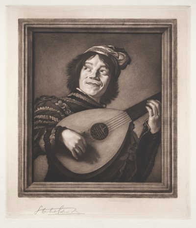 Luuttisoittaja, 1800-1900. tekijältä Samuel Arlent Edwards
