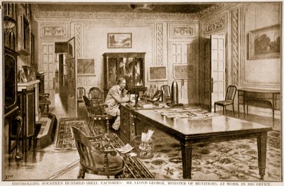 Neljäntoista sadan hylsytehtaan valvonta: Lloyd George, sotatarvikeministeri, työssä 1914-19. tekijältä Samuel Begg